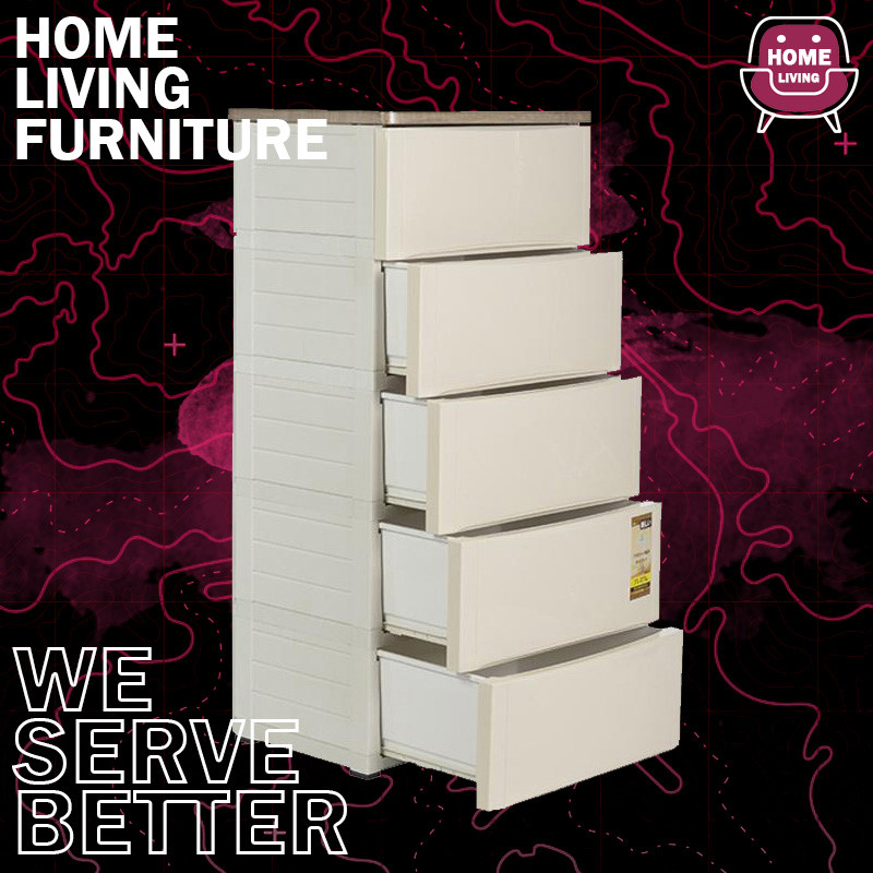 LEMARI PAKAIAN PLASTIK LEMARI OLYMPLAST ORIGINAL ODC05 LEMARI 5 SUSUN LEMARI PLASTIK MURAH NAMPOL