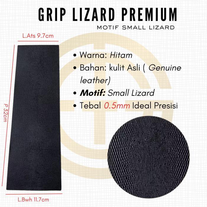 Premium Wrap / Grip Stik Billiard Lizard - Small Lizard