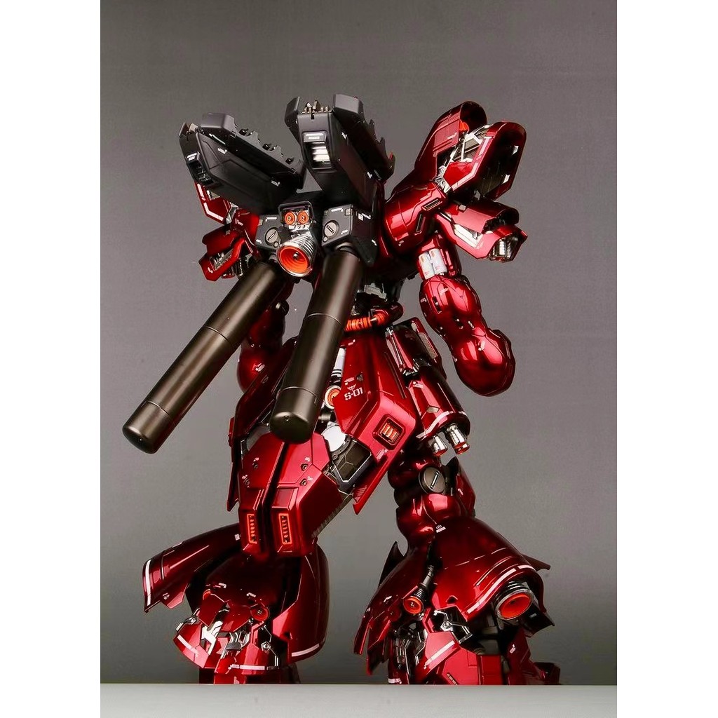 DABAN 6631S MG SAZABI Ver. Ka Action Figure Electroplating Color MSN-04 Anime Figure 1/100 Scale