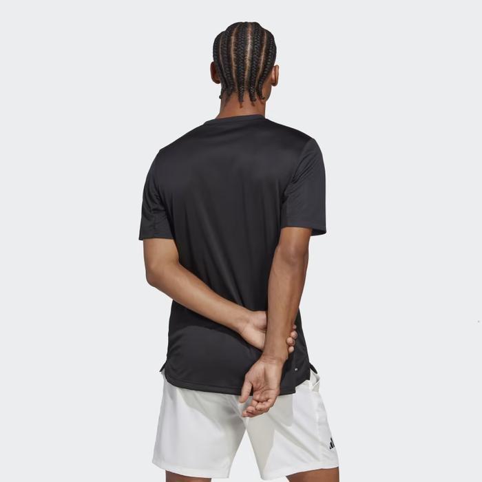 Baju Padel Tenis Adidas Club Tee Black Hs3275