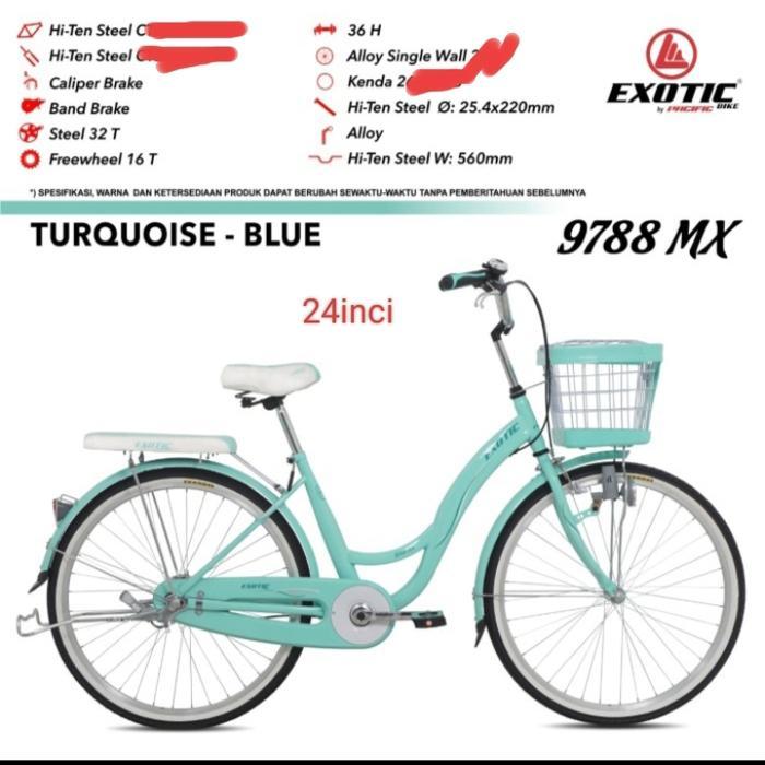 sepeda mini/citibike merk exotic 9788mx 24inci
