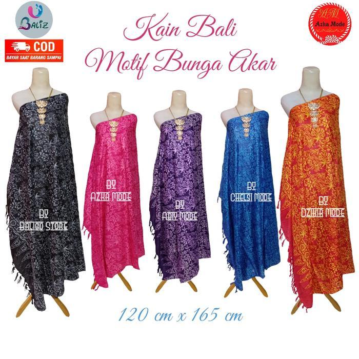 Kain Bali Pantai/Kain Bali Motif Bunga Akar/Kain Bali Halus & Lembut