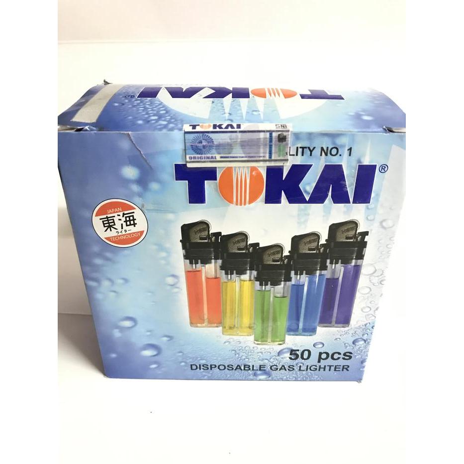 Terlaris Korek Api Gas Tokai (1 Pak 50 Pcs)