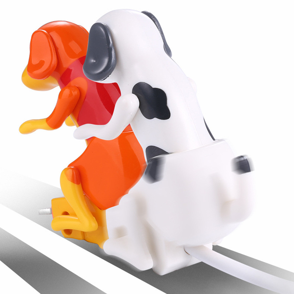 Funny Humping Dog Fast Charger Cable Charging Line Cute Fast Charging Power Date Cable USB Mobile