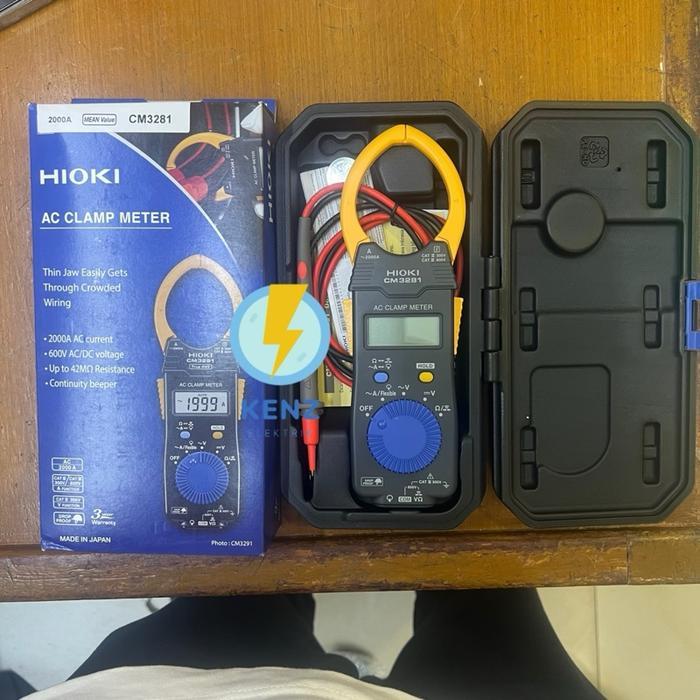 HIOKI CM3281 HIOKI TANG AMPERE 2000A AC HIOKI CLAMP METER