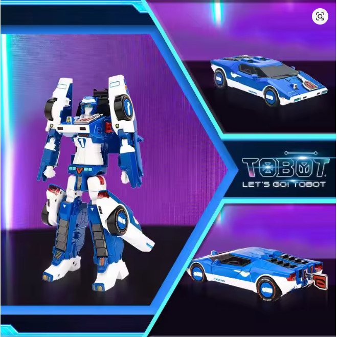 New Wild Chief Tobot V Transforming Robot To Car Toy Korea Cartoon Brothers Anime Tobot