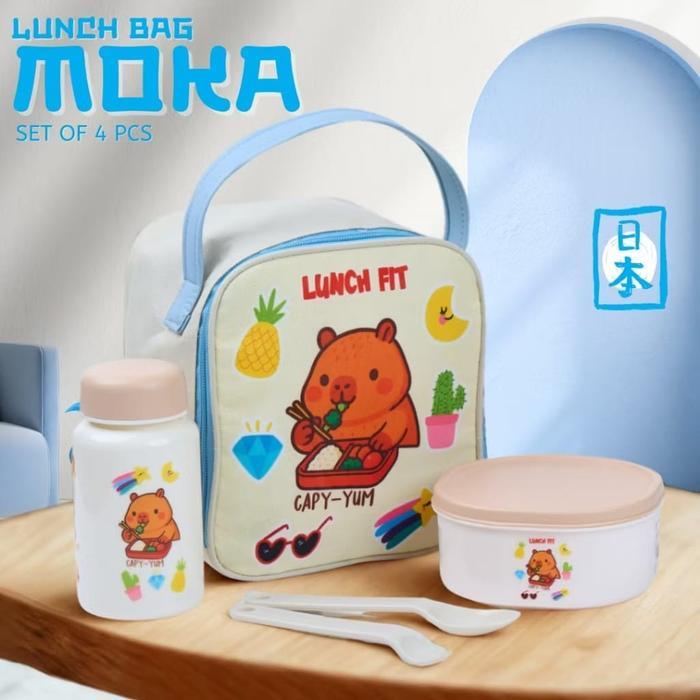 Tas Bekal Anak Set Kotak Makan Set Kotak Bekal Panda Set Lunch Set