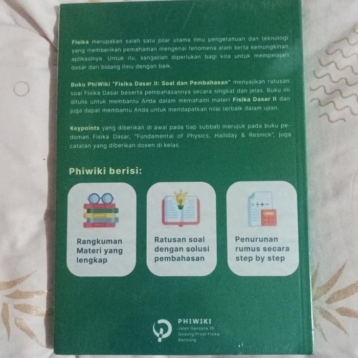 Promo Phiwiki Fisika Dasar Ii Soal Dan Pembahasan Edisi 2025 Itb Original