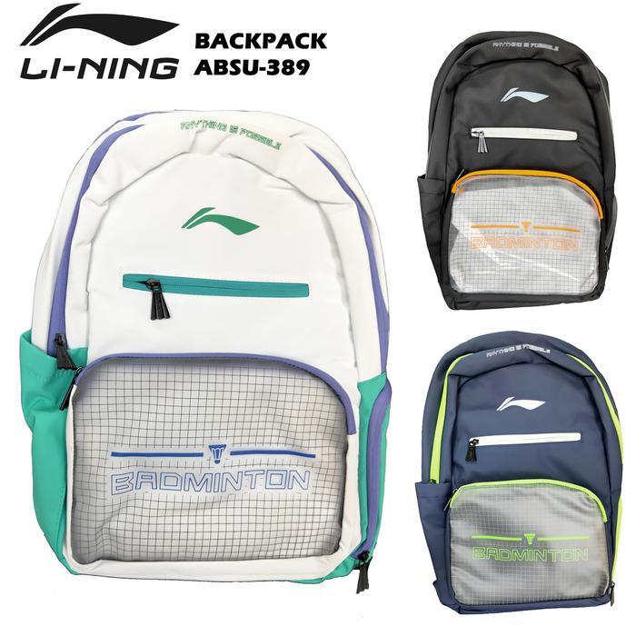 Tas Badminton Lining Ransel ABSU 389 Original Tas Lining Backpack Terbaru Original