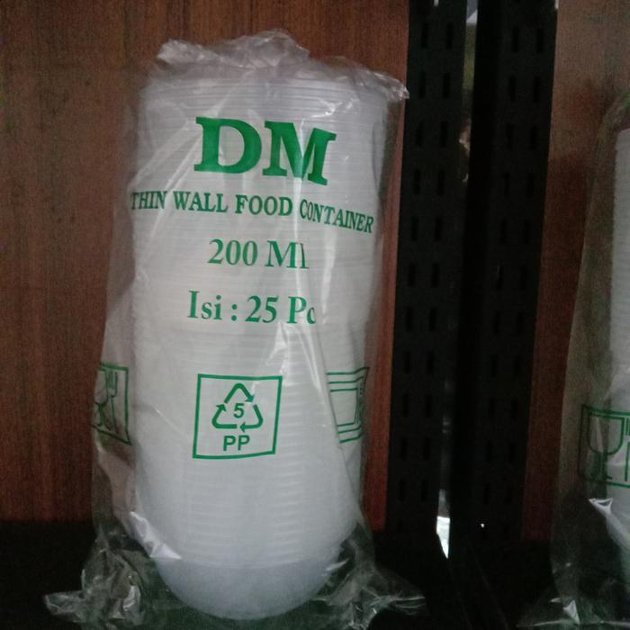 Terbaru Thinwall Round Bowl 200 Ml