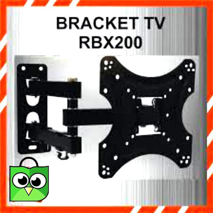 BERKUALITAS bracket tv lengan 19 24 32 inch khusus sharp panasonic samsung tcl
