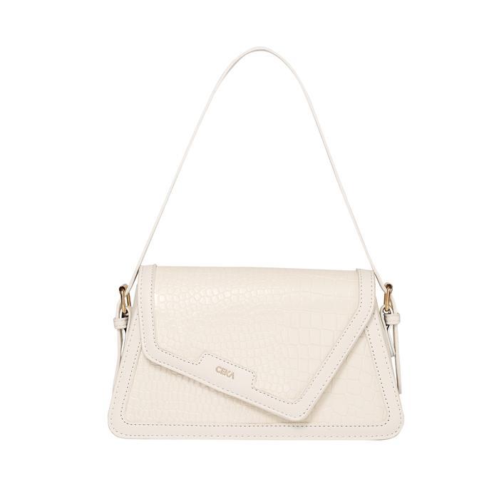 Mossdoom - Tas Wanita Catherine Shoulder Bag Tas Selempang Model Croco Kekinian