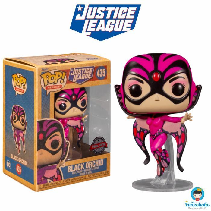 FUNKO POP JUSTICE LEAGUE - BLACK ORCHID (EARTH DAY 2022) [EXCLUSIVE]