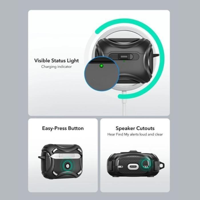 AirPods Pro Case (2023/2022/2019, 2nd/1st Gen), Compatible with AirPods Pro 2nd Generation