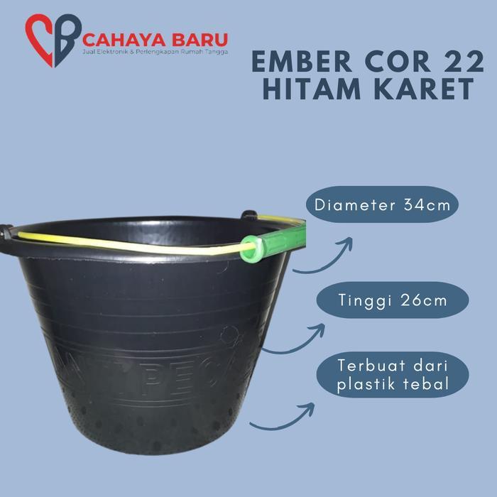 MB EMBER COR 22 HITAM KARET