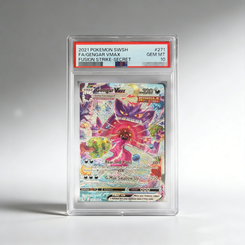 DIY PTCG Rating Card Single Card GENGAR VMAX FUSION STRIKE-SECRET Collection Card Hobby Collectibles