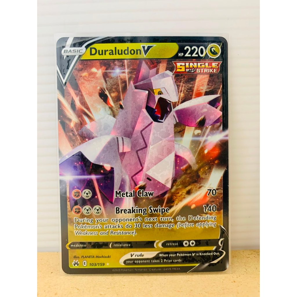 Duraludon V #103 Pokemon Crown Zenith
