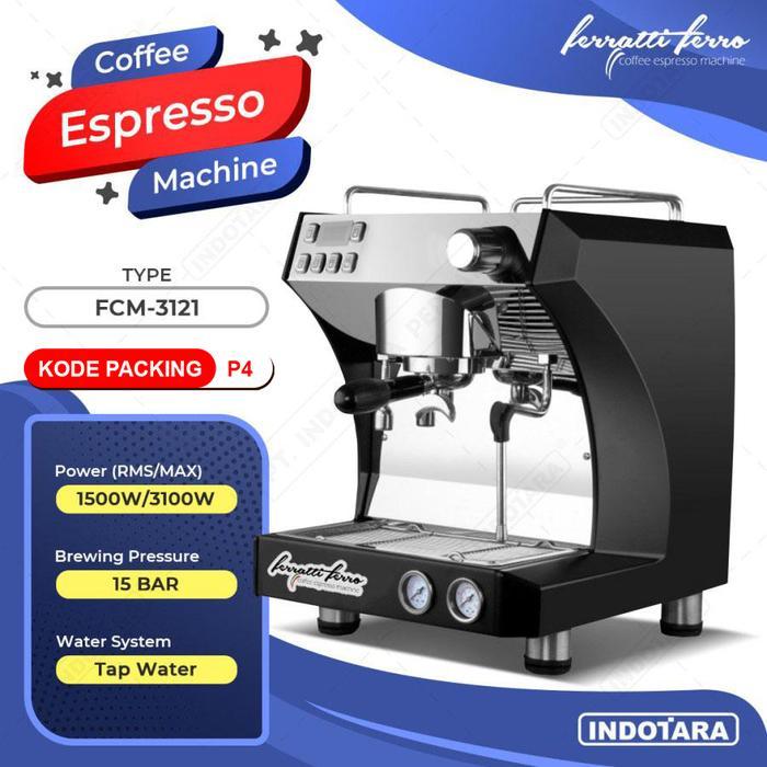 Mesin Kopi Espresso / Espresso Machine Ferratti Ferro FCM-3121
