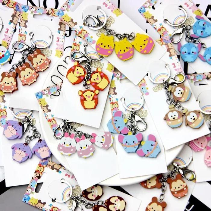 KEYCHAIN DISNEY UFUFY GANTUNGAN KUNCI EEYORE MIEY MINNIE WINNIE THE