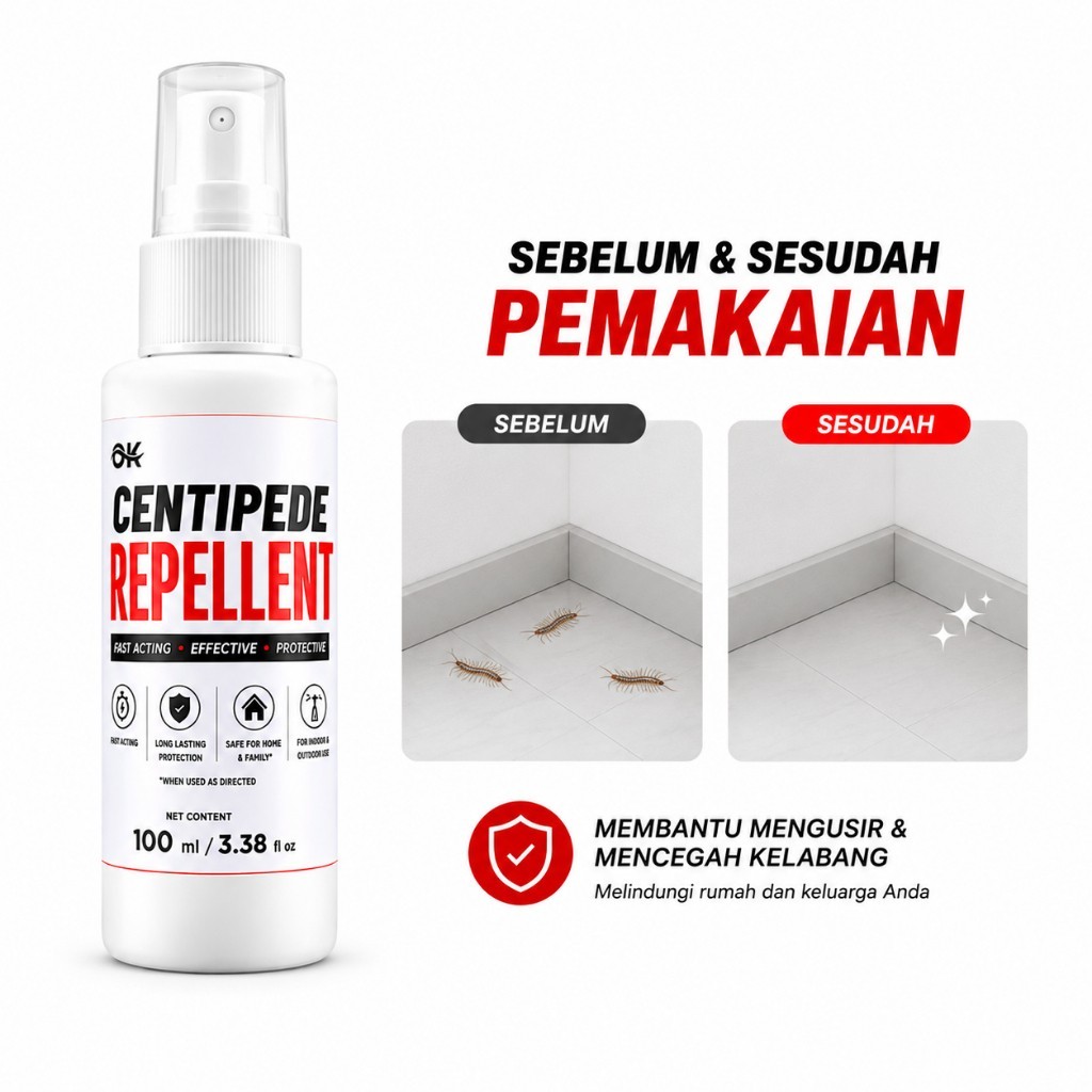 Racun Serangga Kelabang Kecoa Basmi Serangga Kamar Mandi