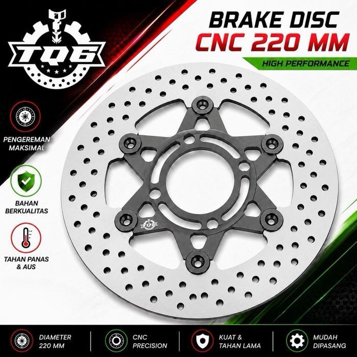 Aitech Bpro - Piringan Cakram Disc 220 Mm Cnc Tq6 Original Universal Motorcycle