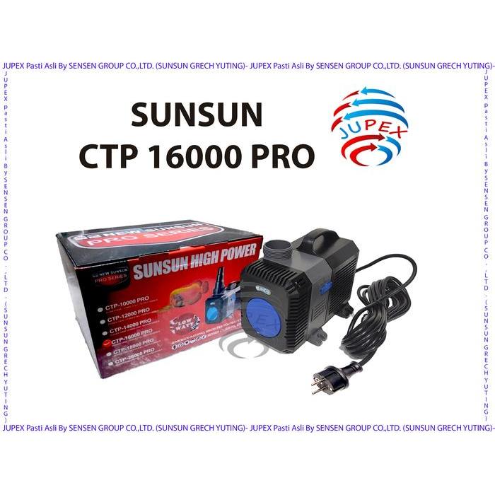 AMPHIBIOUS ECO PUMP SUNSUN CTP 16000 PRO ORIGINAL SUNSUN CTP 16000-PRO POMPA AIR KOLAM