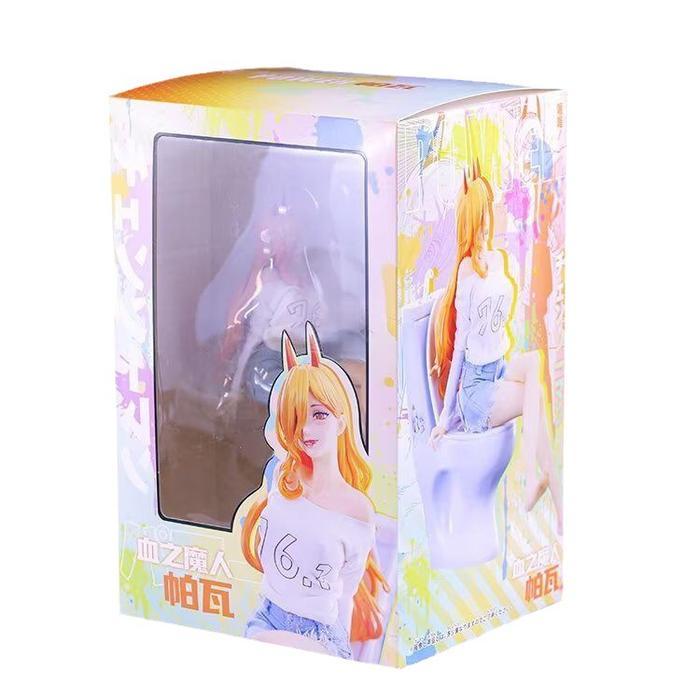 READY Action Figure Chainsaw Man Power Cast Off Toilet Scene Shibuya Scramble