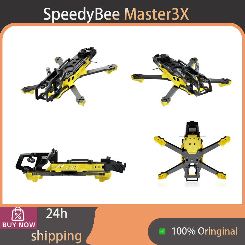 SpeedyBee Master 3X FPV Drone Frame, 3-3.6 Inch Modular Lightweight Frame for High Performance FPV