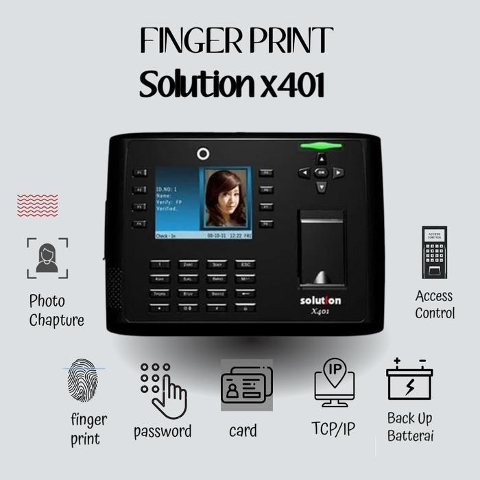 Solution X 401 Fingerprint