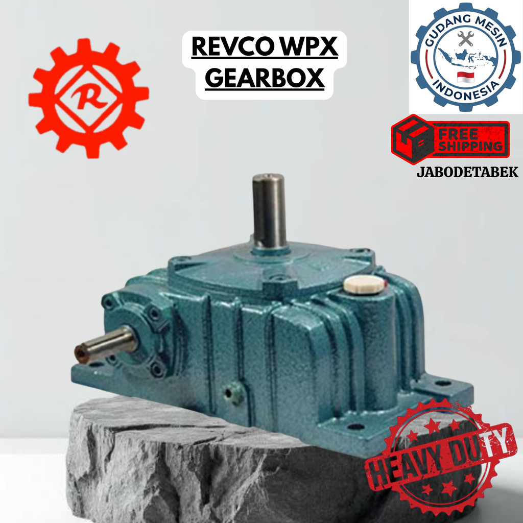 GEAR BOX REVCO WPX 135 WORM GEAR REDUCER RATIO 1:10-60/ GEAR BOX REVCO WPX WORM GEAR REDUCER RATIO 1