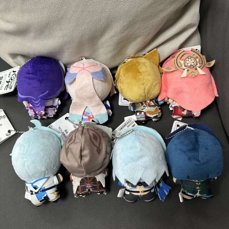 10CM Genshin Impact Cosplay Zhongli Klee Plushie Pendant Venti Diluc Xiao Eula Razor Fischl Klee