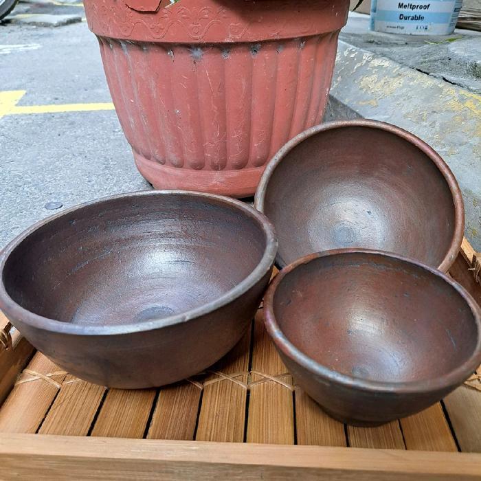 mug handmade pottery bowl mangkuk mangkok tradisional