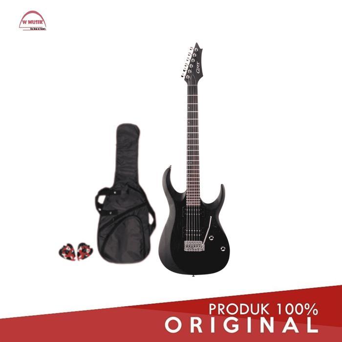 CORT ELECTRIC GUITAR X100 / X 100 / X-100 OPBK + SOFTCASE & 2 PICK - BUBBLE WRAP