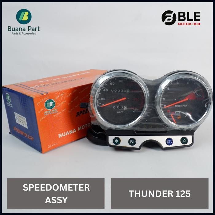 Buana Part Spidometer Komplit Suzuki Thunder 125 Speedometer BLE Motor Hub