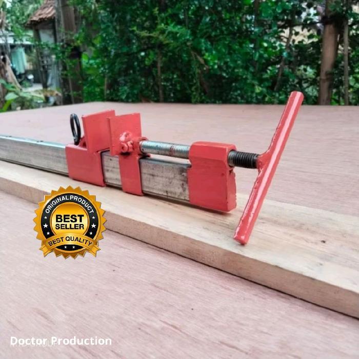 TERLARIS Klem Hollow, Press Kayu, Klem Kayu 100cm Dan 120cm Ukuran 4x2