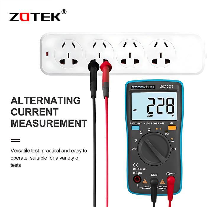 Dekko Tools - Avometer Digital Zt98 / Multitester Digital Zt98Original