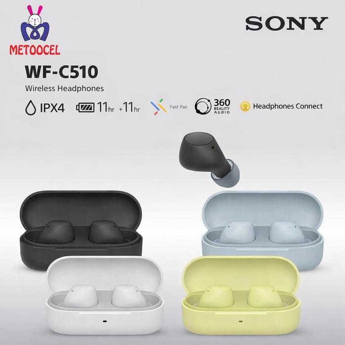 Fremontshop - Sony Wfc510 Truly Wireless Earbuds Tws Headset Bluetooth Earphone Headphones Terbaru