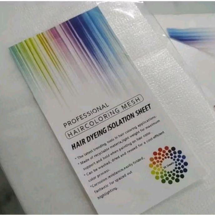 Foil Mesh Untuk Pewarna Rambut Kertas Hairlight Haircoloring Mesh Kertas Pewarna Rambut