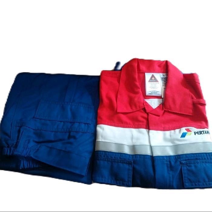 Coverall Daletec Inspiran Pertamina Wearpack Anti Flame Resistant