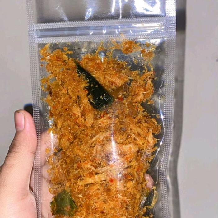 SERUNDENG AYAM SUWIR 100 GRAM/pedas manis gula jawa /GURIH ayam goreng suwir/SERUNDENG KELAPA KHAS