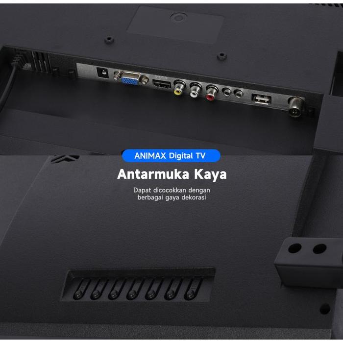 Bergaransi ( Digital 22) Animax New Tv 22 Inch Hd Ready Tv Led Televisi Tv Digital 22 Inch 1Tahun