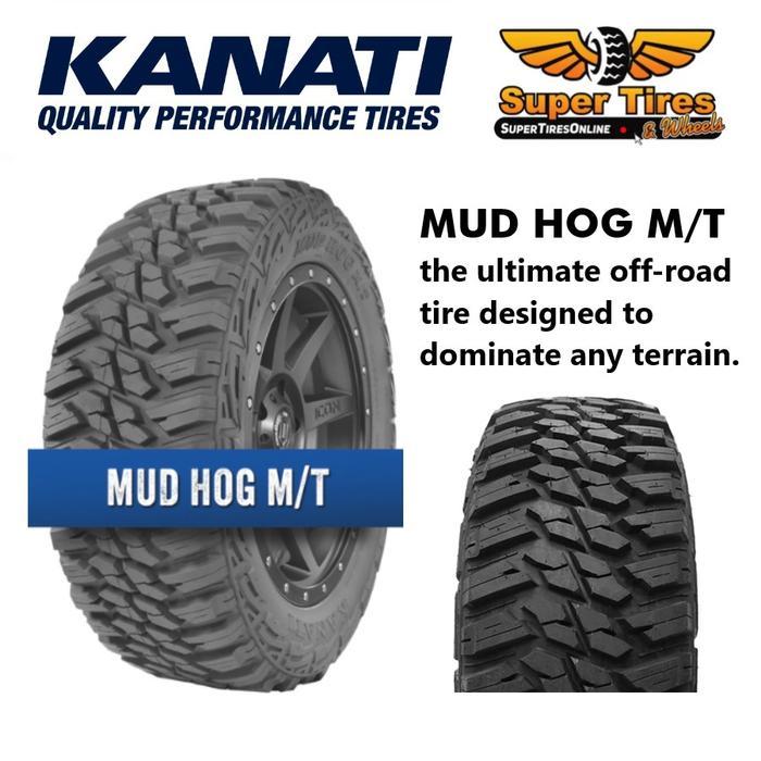 Kanati Mud Hog MT 305 70 R18    Ban Mobil 305 / 70 R18  Ban Offroad MT Rubicon Wrangler