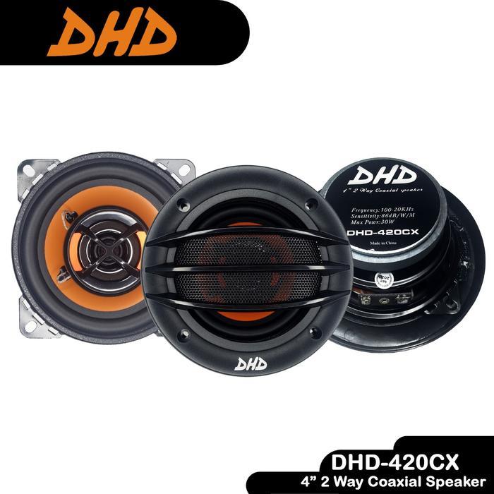 [2pcs] Speaker Mobil Audio 4 inch 2 Way Coaxial Speaker DHD-420CX