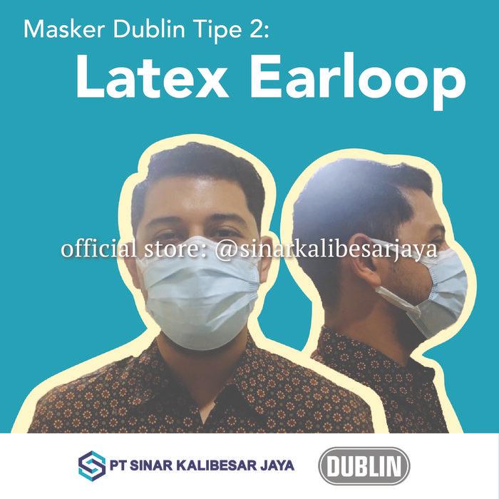 Dublin Masker Medis 3 Ply Latex Earloop
