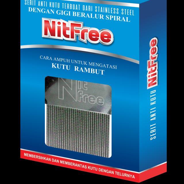 Best Seller Sisir Serit Nitfree Asli (Sisir Kutu Dengan Gigi Spiral) Free Bubble Wrap