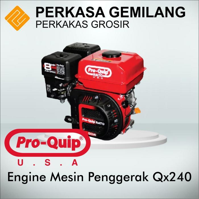PRO-QUIP Gasoline Engine QX240 8HP Mesin Diesel Bensin Penggerak QX 240 Proquip