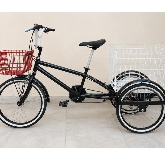 Sepeda Roda Tiga Kargo Dewasa - Kargo Keranjang - Sepeda 20 inch