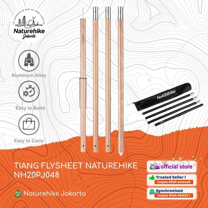 TIANG FLYSHEET / TENDA GLAMPING ALUMUNIUM ALLOY NATUREHIKE NH20PJ048