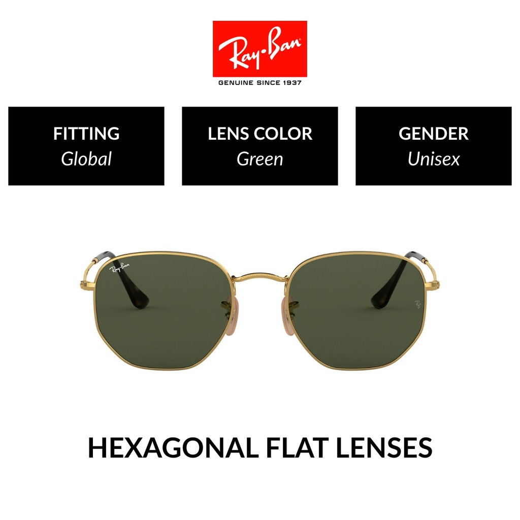 RAY-BAN HEXAGONAL | RB3548N 1 | Global Fitting | Sunglasses | 51mm