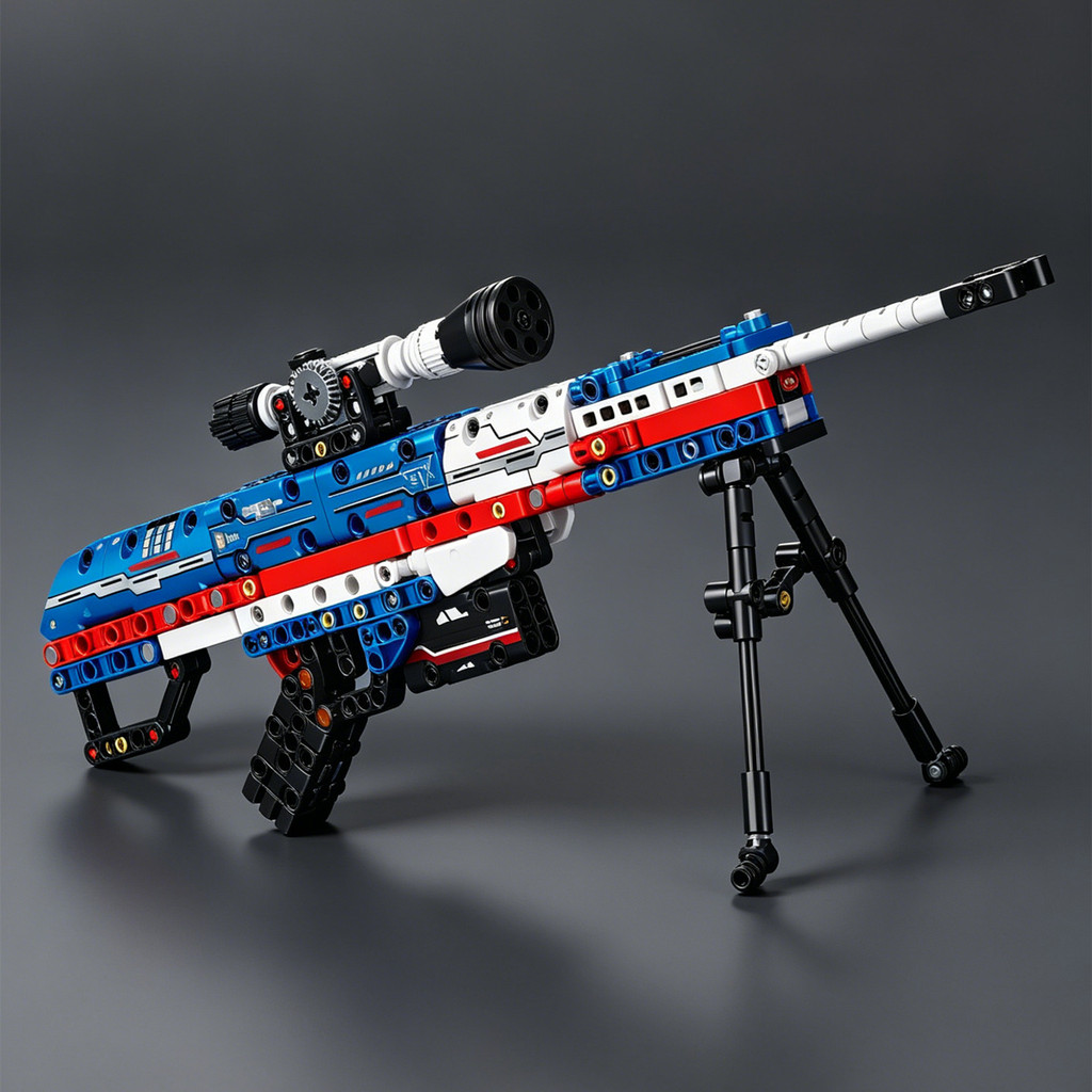 2026 New el Toy : M82A1 Sniper Rifle Building Set with Firing Funtion Gift in M82 olor Sheme